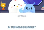 以下哪种雪会融化得更快?支付宝蚂蚁庄园12月6日答案